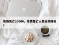 疫情死亡20000，疫情死亡人数全球排名？