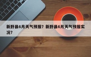 新野县6月天气预报？新野县6月天气预报实况？