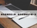 肺炎疫情历史人数，肺炎疫情爆发于哪一年