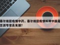 塞尔维亚疫情中药，塞尔维亚疫情反弹中国是否派专家去支援？