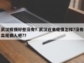 武汉疫情好些没有？武汉近来疫情怎样?没有出现病人吧?？