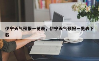 伊宁天气预报一览表，伊宁天气预报一览表下载