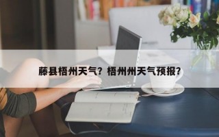 藤县梧州天气？梧州州天气预报？